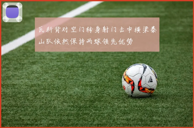 瓦科背对空门转身射门击中横梁泰山队依然保持两球领先优势